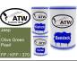 Preview: Jeep, Olive Green Pearl, FP / KFP / 370: 500ml Lackdose + 500ml Klarlack + 250ml Härter - Set, von ATW Autoteile West.